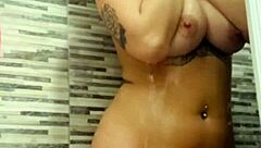 Claudia Bavel compilation with big ass massage, feet training, butt play, and solo masturbation in the shower 😏