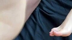 I caught my lingerie model masturbating on set then gave her pov anal sex vertical