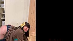 Nixlynka's Friday the 13th Jason Cosplay Shows Off That Big Ass and Small Tits in Sexy Costume Ass Shaking!