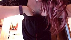 submissive slave adoring dirty smelly panties forced to masturbate while watching this video