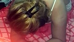 Recording on Cell Phone as Latina Milf in Sexy Thong Panties Gets Fucked from Front