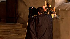 Carla Cox ja Jasmina imevät ja ottavat anaalia kolmen kimpassa sperman suihkeella