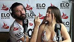 Ema Ribeiro Accepts Elo Podcast Challenges In Cute Colombian Casting Interview!