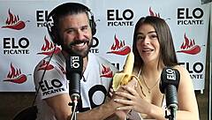 Ema Ribeiro Accepts Elo Podcast Challenges In Cute Colombian Casting Interview!