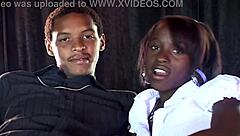 Beautiful Black Babe in Cute Petite Casting with Natural Tits and Interview