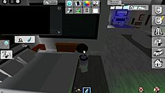 tava morrendo de calor e resolvi tirar minha camisa, mas essa puta safada já queria meter no cu logo