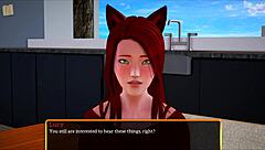 redhead teen plays homemade game in my new family series episode 339