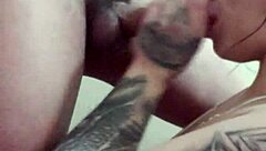 This Colombian milf with pierced nipples gives a wild blowjob that ends in public street action 😏