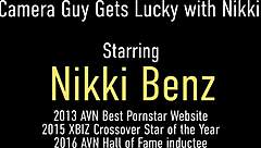 Whoa, busty blonde Nikki Benz gets wrecked by throbbing hard cock! 😈