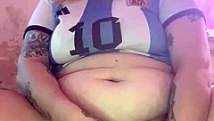 Watch this Argentinian blonde beauty pleasure herself intensely until she reaches a squirting climax in solo session