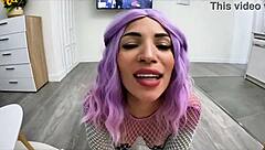 Pamela Mendoza Telan Batang Besar Lelaki Gamer!