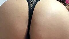 Curvy Mature Mexican Flashes Huge Ass And Natural Tits In Lingerie While Shaking It On The Street!