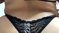 Curvy Mature Mexican Flashes Huge Ass And Natural Tits In Lingerie While Shaking It On The Street!