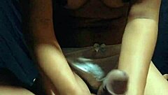 Teen GIRLFRIEND Gives HANDJOB To FRIEND Until CREAMPIE In HOMEMADE Video