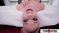 I took Kenna James deep in her throat with my huge cock during that intense casting blowjob session