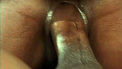 Ebony whore takes double penetration from two big cocks in hardcore threesome