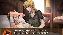 Why Does A Claire Dive Into Claires Quest With Big Tits Kissing And Pussy Masturbation?