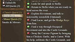 Why Does A Claire Dive Into Claires Quest With Big Tits Kissing And Pussy Masturbation?