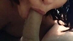 My petite latina neighbor tempts with her big natural tits in softcore solo