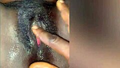 MojoBoy enjoys a weekend fuck with his pretty black girlfriend in the bedroom