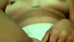 My petite latina neighbor tempts with her big natural tits in softcore solo