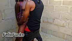 jasmine candy got in trouble with the area boys and faced domination from fjelixx in an outdoor encounter.