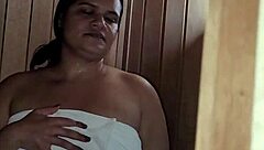 Couldn't Resist and Ended Up Doing This in the Gym Sauna with a Big Ass Fetish Twist