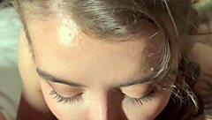 Eden Ivy Tight Mouth Fucked Hard - Petite 18+ Blonde Canadian Swallows Cum In Pov Amateur Scene