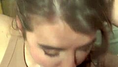 Eden Ivy Tight Mouth Fucked Hard - Petite 18+ Blonde Canadian Swallows Cum In Pov Amateur Scene