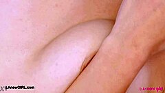 tall brunette model displaying her elegant figure in a casting session