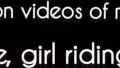 compilation of my friends' videos with hot girl riding intense anal sex!