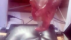 Bottle shoved deep in my ass - who wants to watch?