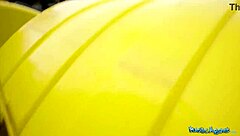 public agent picks up big ass big tits ebony latina linda baker for blowjob and outdoor sex