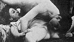 Pornostalgia unfolds as the baker dives into vintage hairy beaver action