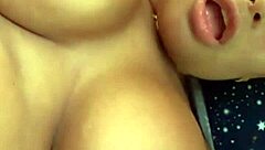 amateur brunette latina with big ass and natural tits enjoys blowjob and wet pussy sex in motorhouse.