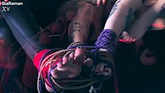These Feet Crave Domination from Brunette and Redhead Goddesses in Bondage with Toe Sucking