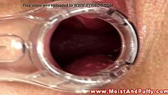 Can This Puffy Peach Teen 18+ Handle Playing with Speculum in Close-Up Solo Masturbation?