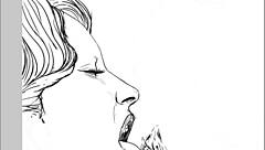 Check out this speed drawing of an FFM threesome by artist Kramer Krameroff.