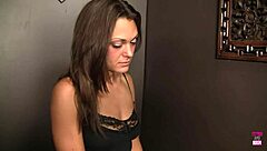 smoking a big cock in the confessional is a normal thing for brunette olivia