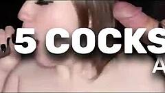 Oh man, I-I mean, this hot redhead big-tittied babe gets creampied so hard in that wild gangbang...