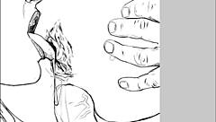 Check out this speed drawing of an FFM threesome by artist Kramer Krameroff.