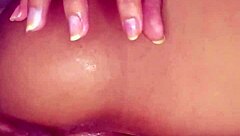 oh wow, this cute petite girl is fingering her pussy until she cums hard