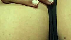 Brenda Floripa is showing off with clothes ripped in solo masturbation.