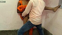 Indian hot bhabhi ENJOYS passionate sex with tailor master, licking hairy pussy and asshole