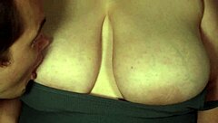 Intense Hard Nipple Sucking And Play With Natural Tits Close Up