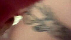 amateur blonde latina lover bent over for doggystyle pounding with big black cock. she gets soaked wet until he cums on her ass.