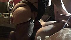 the milf suddenly hops on my cock right when i cum inside her to get pregnant during our intense session