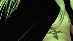 Bourgogne Velour Blonde Milf Gives Sloppy Blowjob And Ball Licking To Big Black Cock