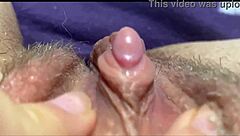 oh man, check out this big clit pulsing in a closeup orgasm