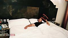 Girlfriend Gives Deep Blowjob to Wake Boyfriend for Rough Cowgirl Ride and Creampie - Alexgarciaporn and Ceci Cortez Full Video